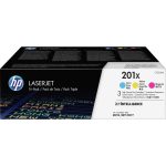 HP 201X ORIGINAL LASERJET CARTOUCHES DE TONER CYAN/MAGENTA/JAUNE