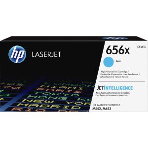 HP 656X ORIGINAL LASERJET TONER CARTOUCHE CYAN HAUT RENDEMENT